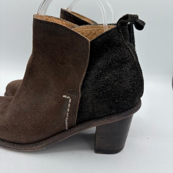 Anthropologie Holding Horses Leather Western Booties size 6 - Picture 5 of 7